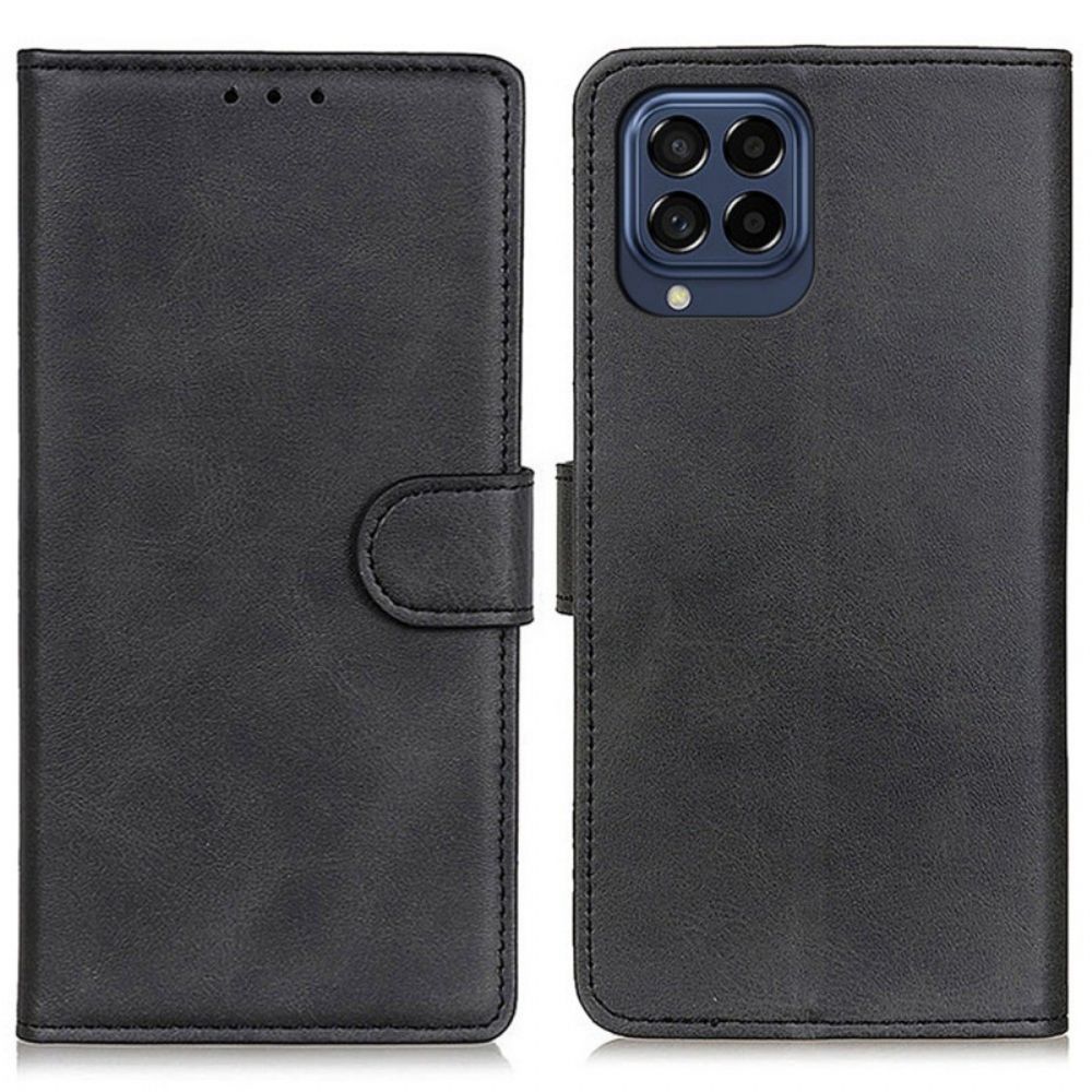 Folio-hoesje voor Samsung Galaxy M53 5G Mat Kunstleer