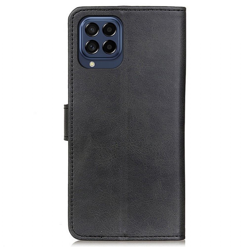 Folio-hoesje voor Samsung Galaxy M53 5G Mat Kunstleer