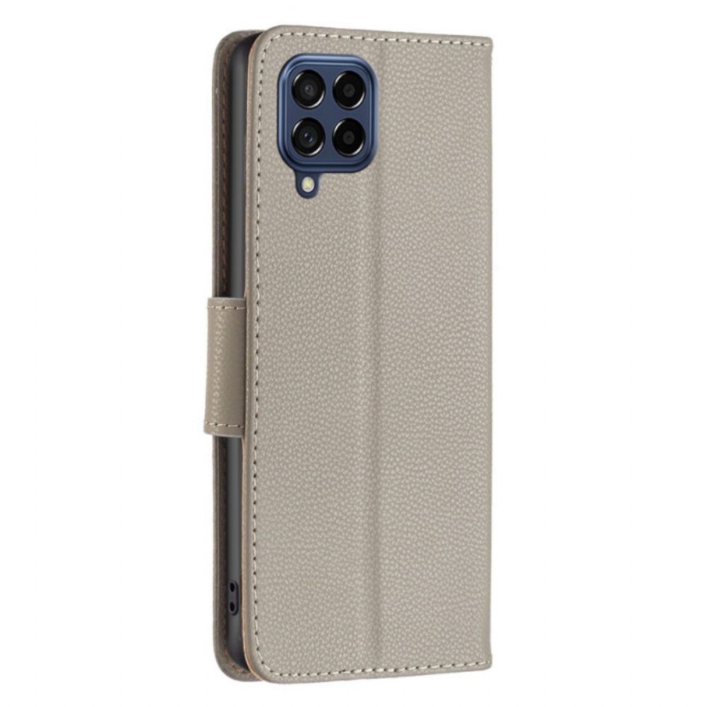 Folio-hoesje voor Samsung Galaxy M53 5G Met Ketting Schuine Riemsluiting