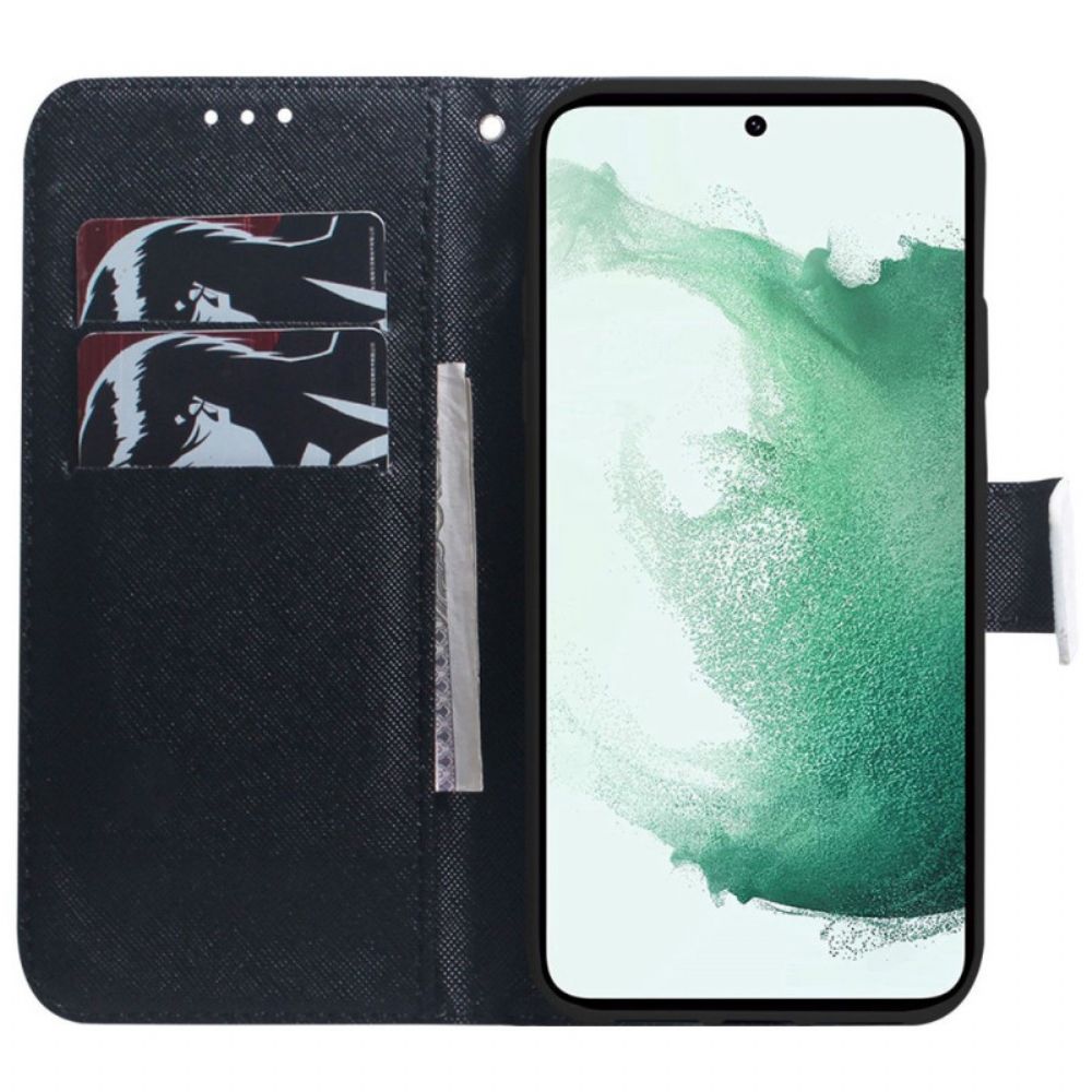 Folio-hoesje voor Samsung Galaxy M53 5G Panda