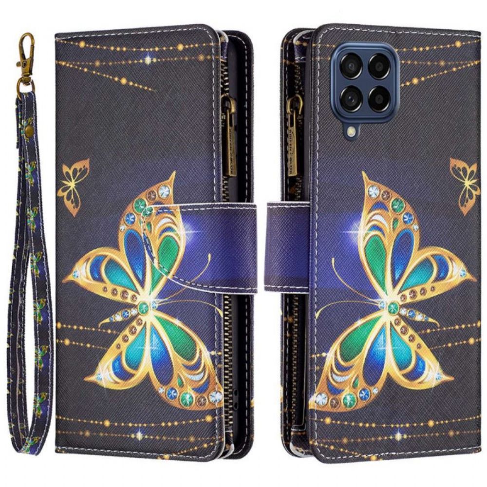 Folio-hoesje voor Samsung Galaxy M53 5G Portemonnee Vlinders Portemonnee