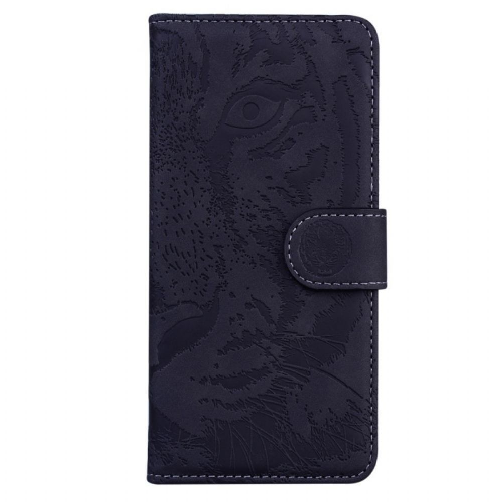 Folio-hoesje voor Samsung Galaxy M53 5G Tijgerafdruk