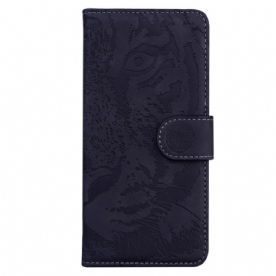 Folio-hoesje voor Samsung Galaxy M53 5G Tijgerafdruk