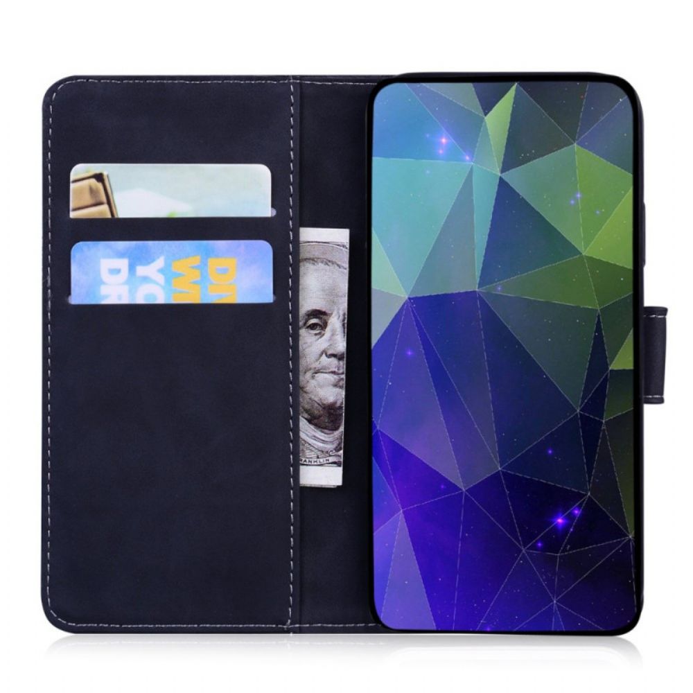 Folio-hoesje voor Samsung Galaxy M53 5G Tijgerafdruk