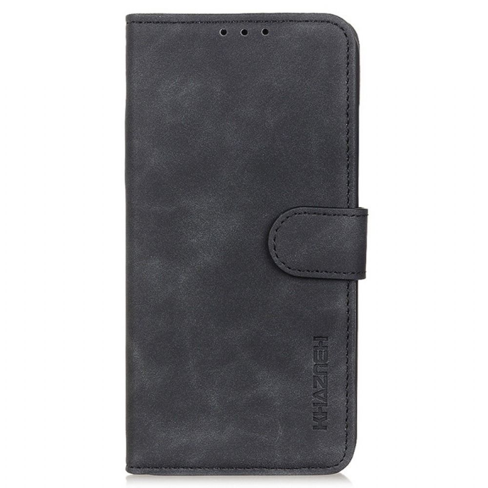 Folio-hoesje voor Samsung Galaxy M53 5G Vintage Leereffect Khazneh