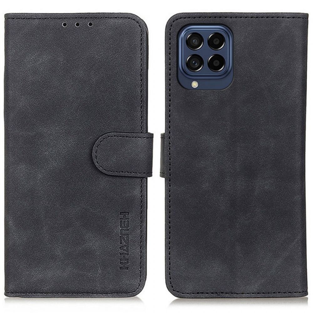 Folio-hoesje voor Samsung Galaxy M53 5G Vintage Leereffect Khazneh