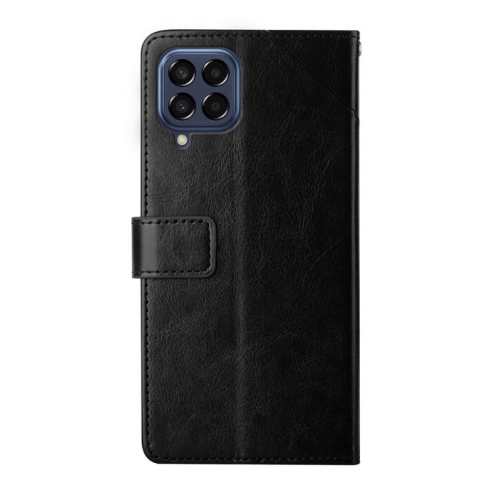 Folio-hoesje voor Samsung Galaxy M53 5G Y Design Lederen Stijl