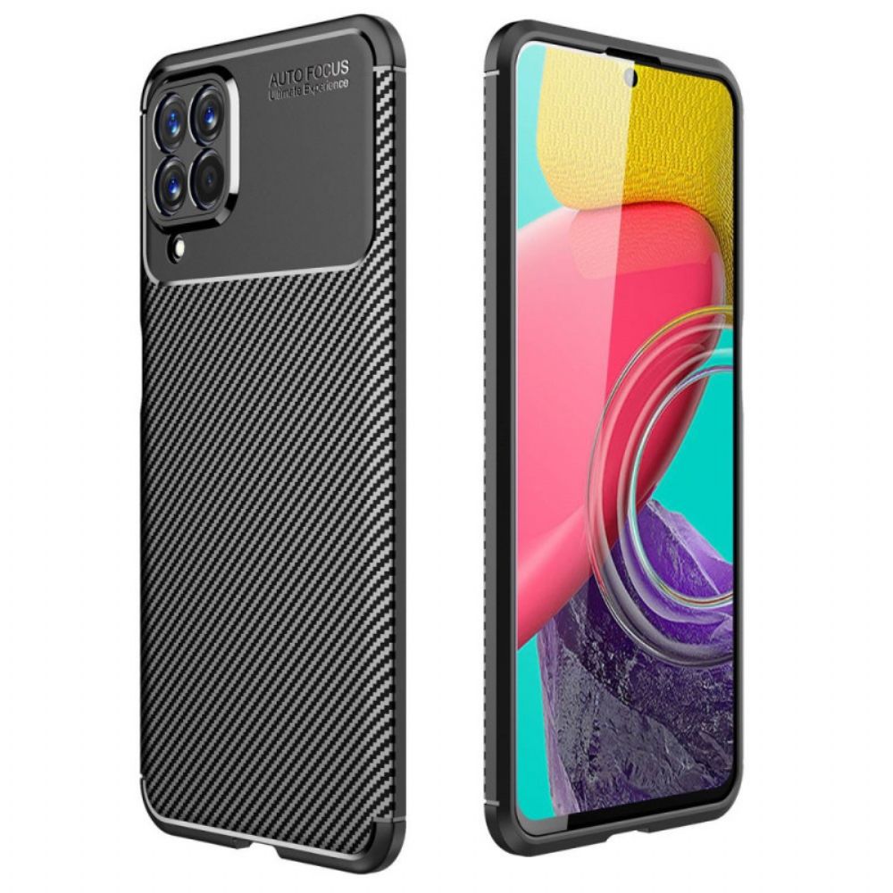 Hoesje voor Samsung Galaxy M53 5G Flexibele Koolstofvezel