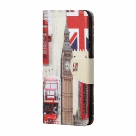 Leren Hoesje voor Samsung Galaxy M53 5G Londen