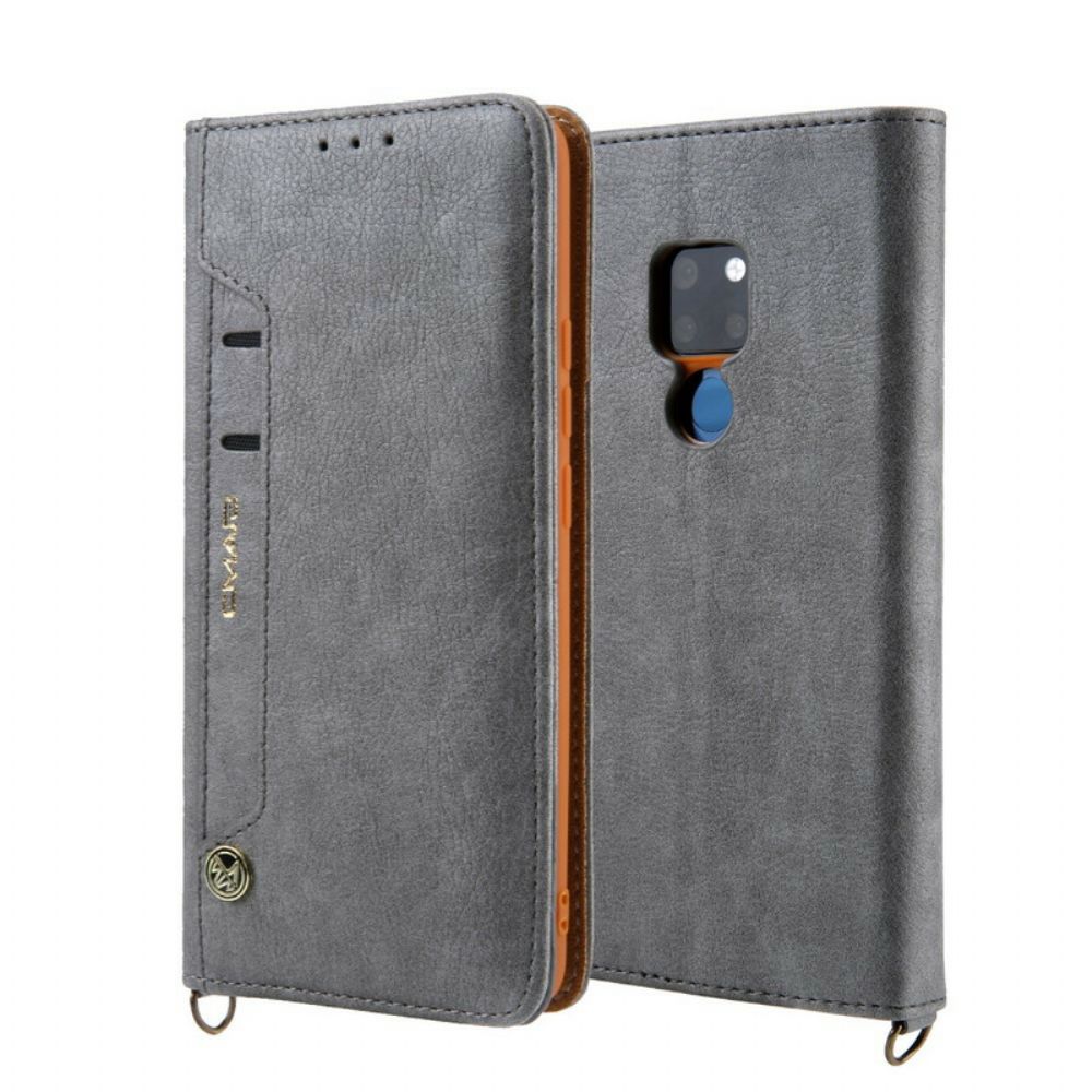 Bescherming Hoesje voor Huawei Mate 20 Folio-hoesje Multi-card Leereffect Cmai2