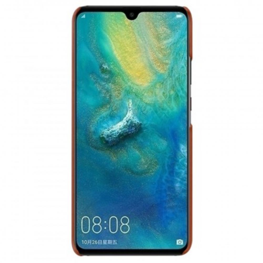 Hoesje voor Huawei Mate 20 Imak Ruiyi-serie Leereffect