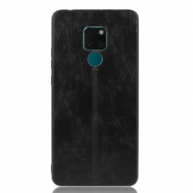 Hoesje voor Huawei Mate 20 Naad Leereffect