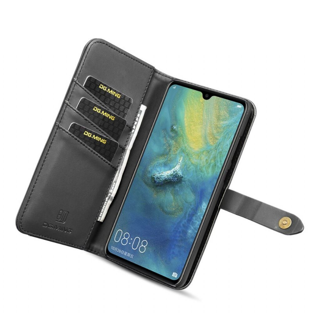 Leren Hoesje voor Huawei Mate 20 Dg Glad Leereffect. Ming Afneembaar