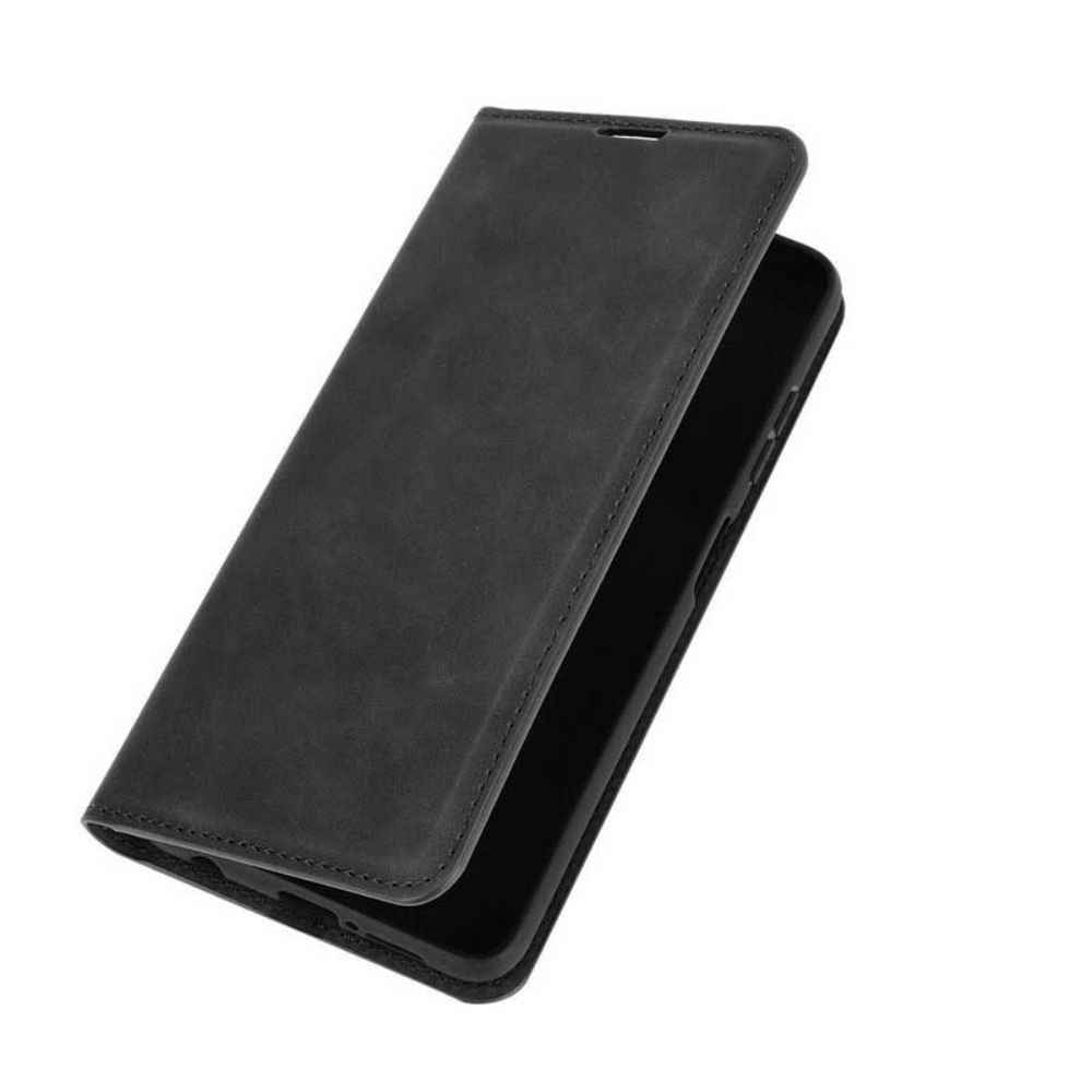 Bescherming Hoesje voor Poco X3 / X3 Pro / X3 NFC Folio-hoesje Zacht Leereffect