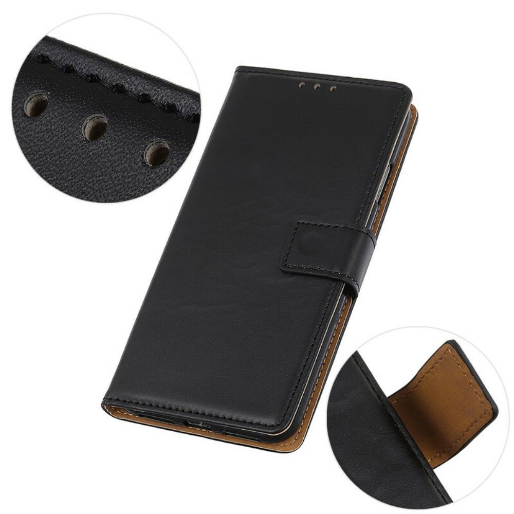 Flip Case voor Poco X3 / X3 Pro / X3 NFC Eenvoudig Kunstleer