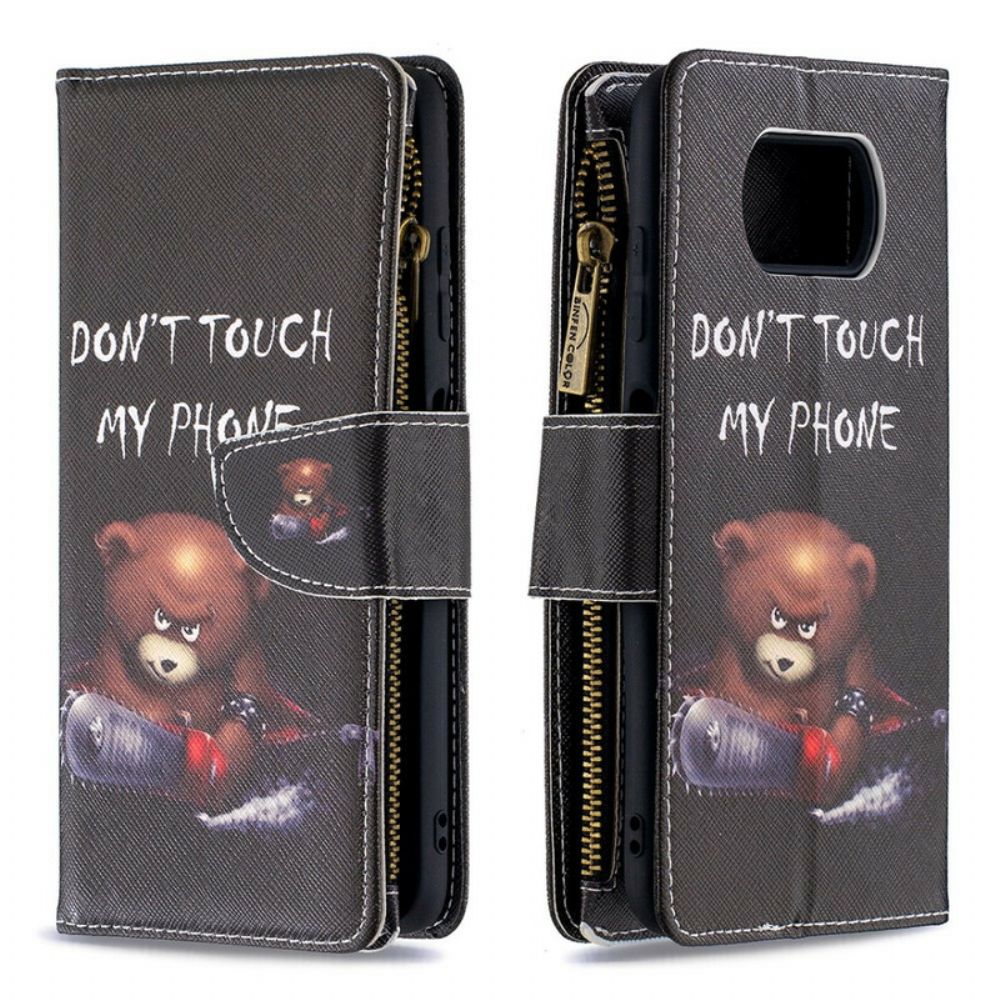 Folio-hoesje voor Poco X3 / X3 Pro / X3 NFC Beerzak Met Rits