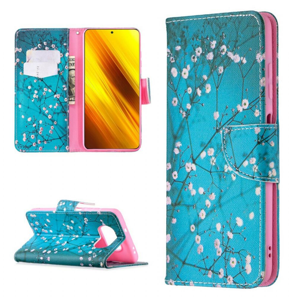 Folio-hoesje voor Poco X3 / X3 Pro / X3 NFC Bloeiende Boom