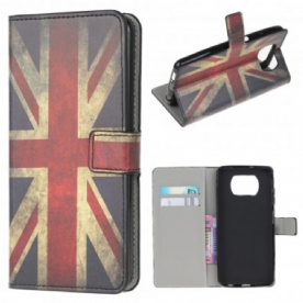 Folio-hoesje voor Poco X3 / X3 Pro / X3 NFC Engeland Vlag