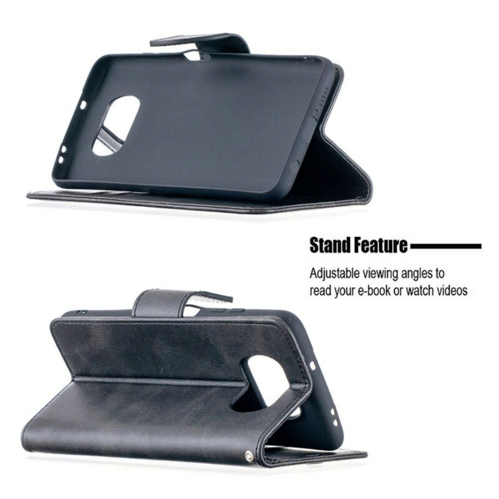 Folio-hoesje voor Poco X3 / X3 Pro / X3 NFC Flip Case Gladde Schuine Klep