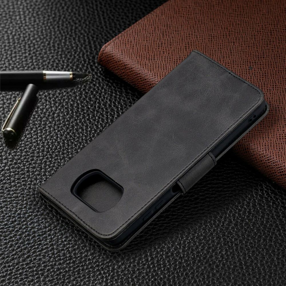 Folio-hoesje voor Poco X3 / X3 Pro / X3 NFC Flip Case Gladde Schuine Klep