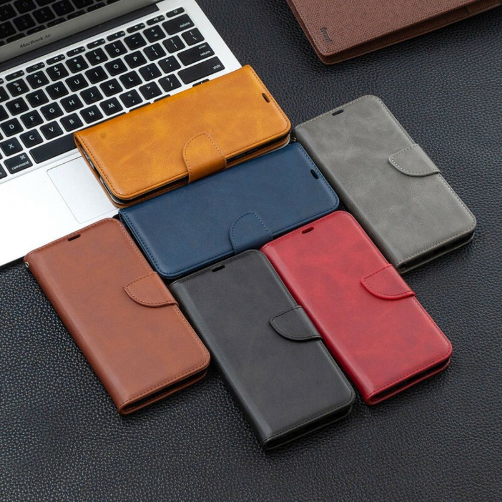 Folio-hoesje voor Poco X3 / X3 Pro / X3 NFC Flip Case Gladde Schuine Klep