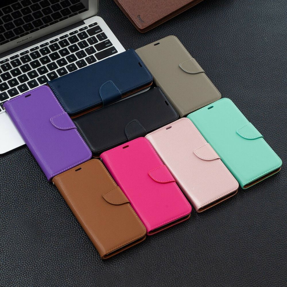 Folio-hoesje voor Poco X3 / X3 Pro / X3 NFC Flip Case Litchi Flap Schuin