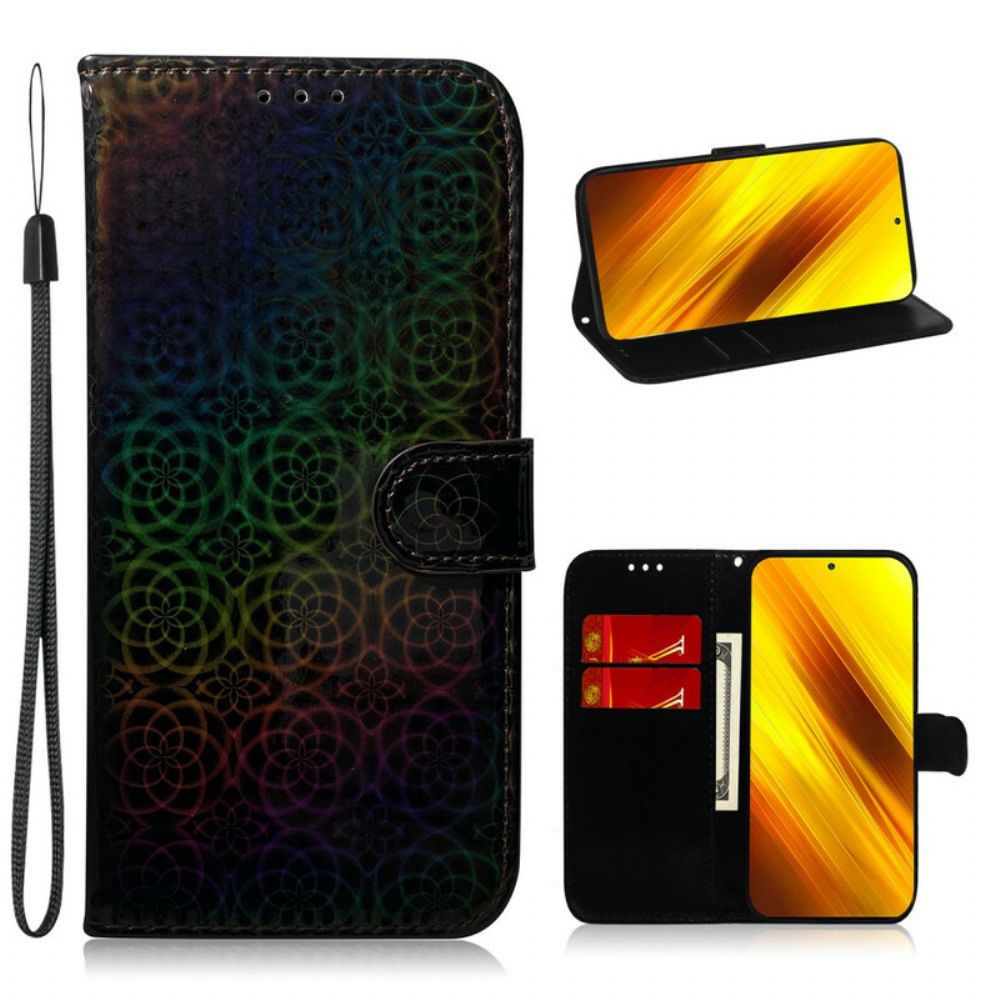 Folio-hoesje voor Poco X3 / X3 Pro / X3 NFC Pure Kleur