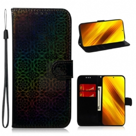 Folio-hoesje voor Poco X3 / X3 Pro / X3 NFC Pure Kleur