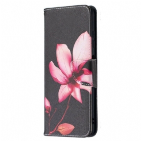 Folio-hoesje voor Poco X3 / X3 Pro / X3 NFC Roze Bloem