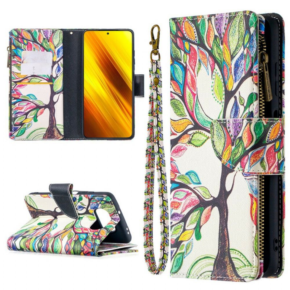 Folio-hoesje voor Poco X3 / X3 Pro / X3 NFC Zip Boomzak