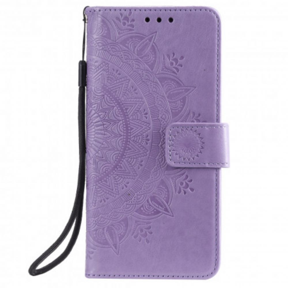 Folio-hoesje voor Poco X3 / X3 Pro / X3 NFC Zon Mandala