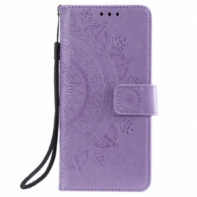 Folio-hoesje voor Poco X3 / X3 Pro / X3 NFC Zon Mandala