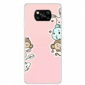 Hoesje voor Poco X3 / X3 Pro / X3 NFC Dieren Wow