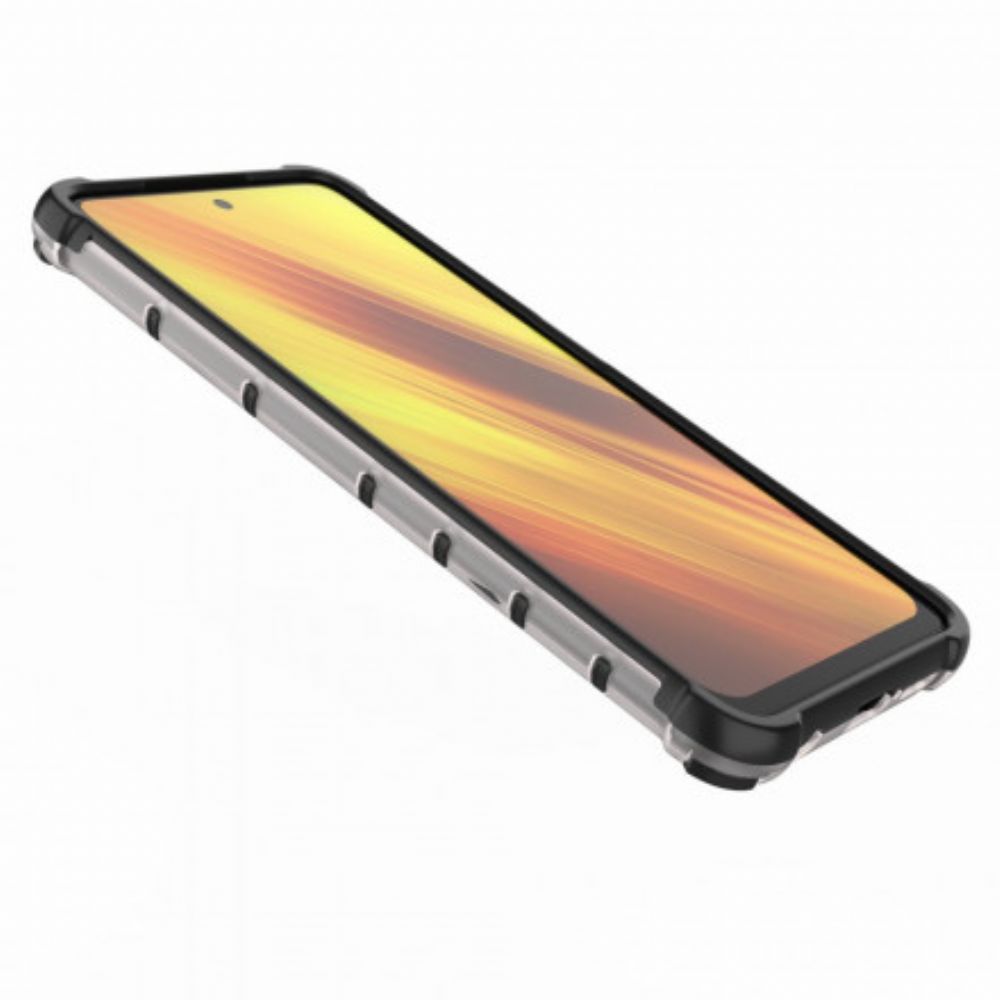 Hoesje voor Poco X3 / X3 Pro / X3 NFC Honingraatstijl