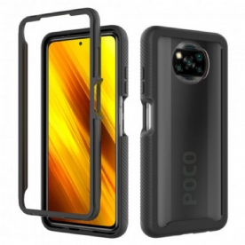 Hoesje voor Poco X3 / X3 Pro / X3 NFC Hybride Ontwerp Siliconen Randen