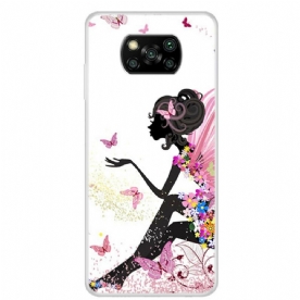 Hoesje voor Poco X3 / X3 Pro / X3 NFC Vlinder Dame