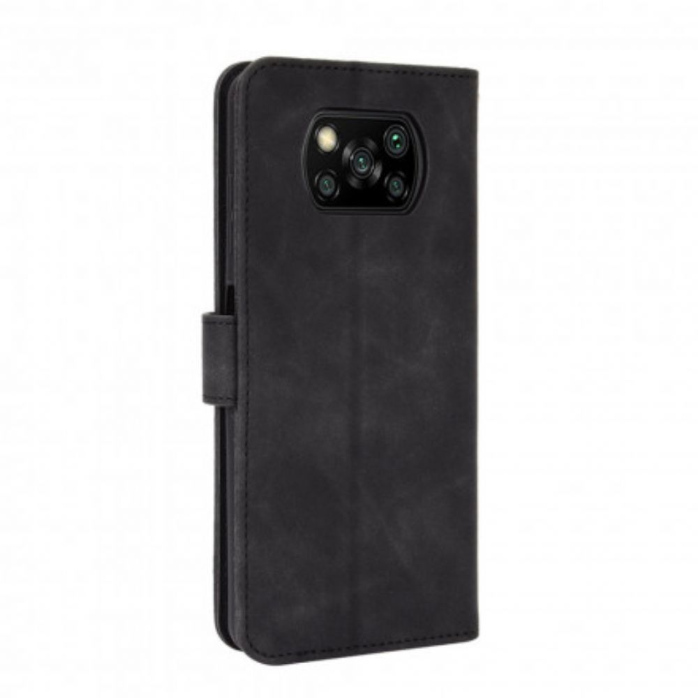 Leren Hoesje voor Poco X3 / X3 Pro / X3 NFC Skin-touch