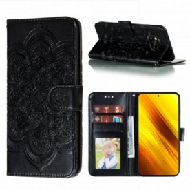 Leren Hoesje voor Poco X3 / X3 Pro / X3 NFC Volledige Mandala