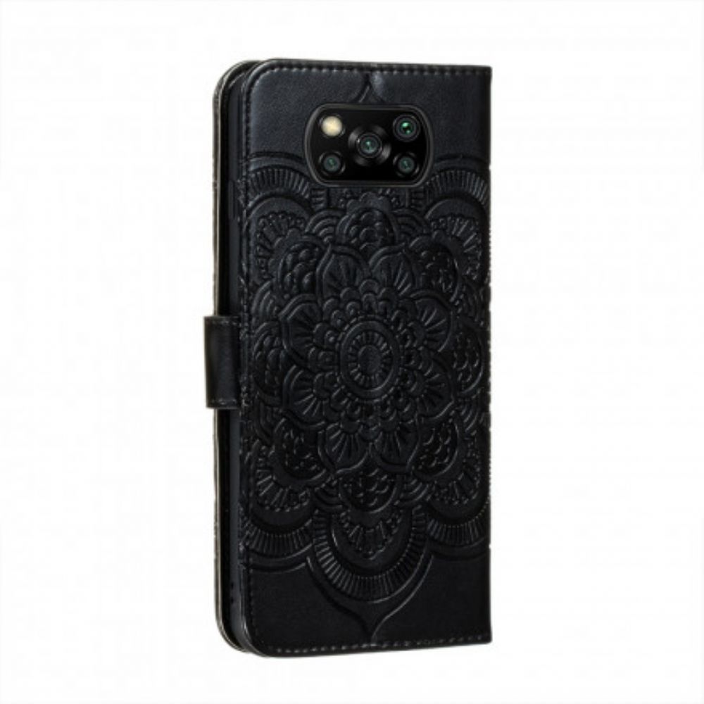 Leren Hoesje voor Poco X3 / X3 Pro / X3 NFC Volledige Mandala