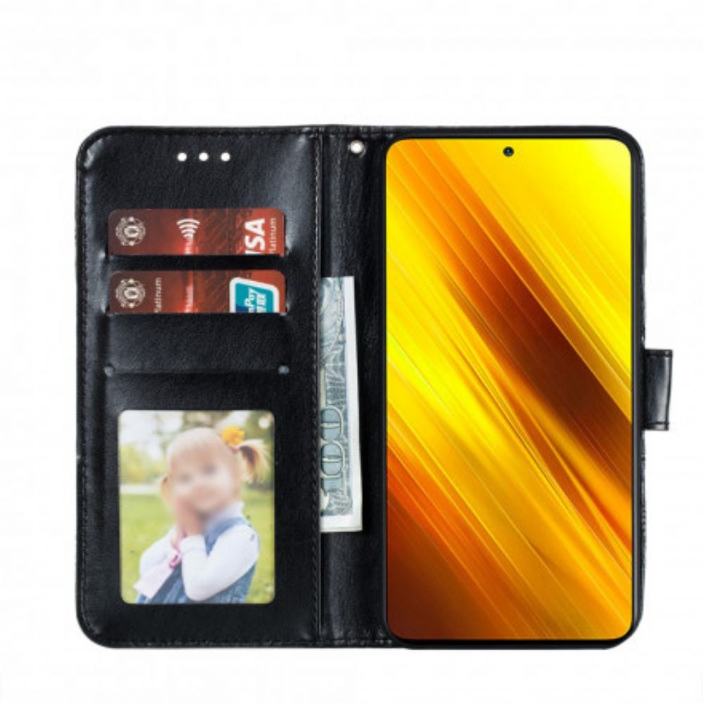 Leren Hoesje voor Poco X3 / X3 Pro / X3 NFC Volledige Mandala