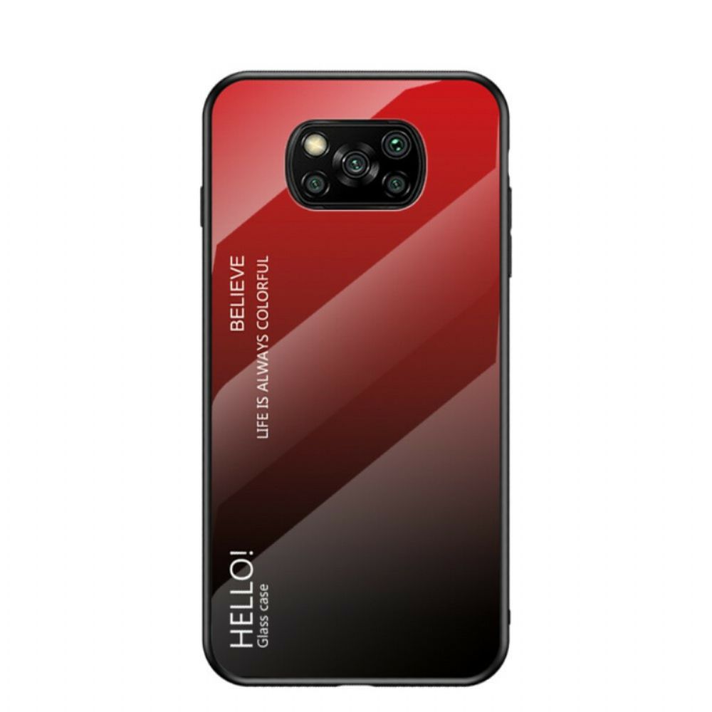 Telefoonhoesje voor Poco X3 / X3 Pro / X3 NFC Hallo Gehard Glas