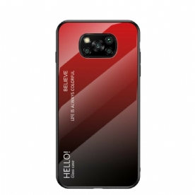 Telefoonhoesje voor Poco X3 / X3 Pro / X3 NFC Hallo Gehard Glas