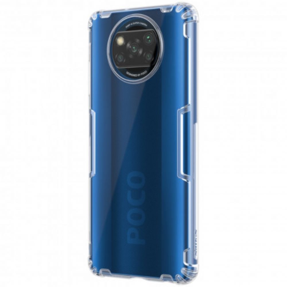 Telefoonhoesje voor Poco X3 / X3 Pro / X3 NFC Versterkte Transparante Nillkin