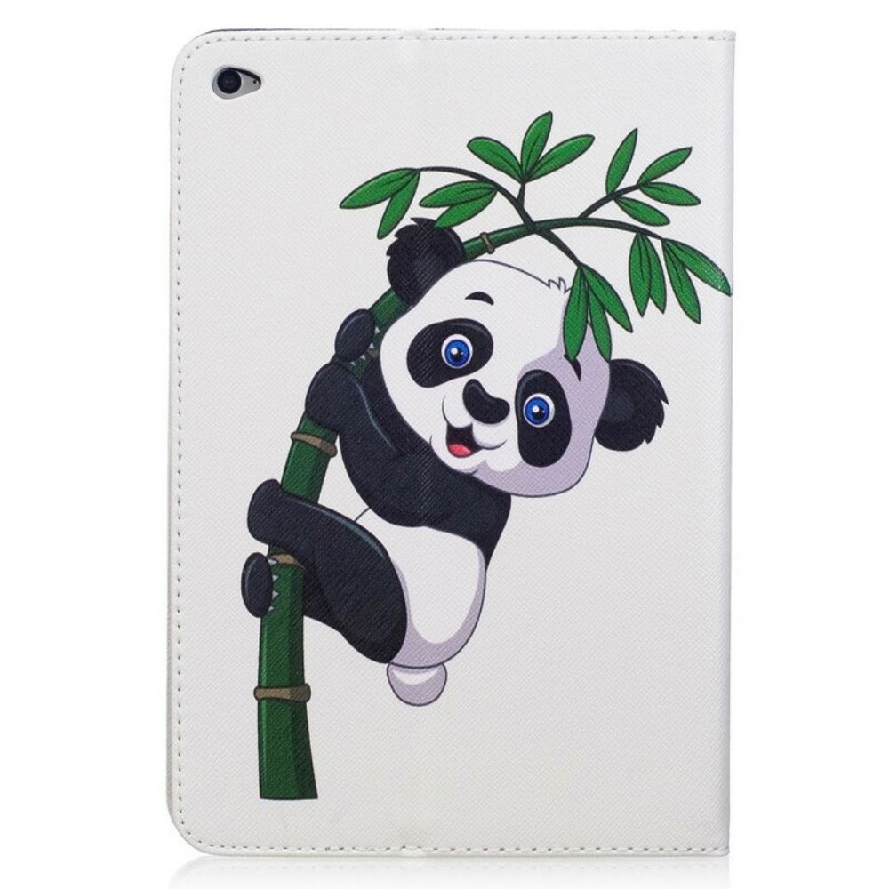 Flip Case voor iPad Mini 4 Panda Op Bamboe