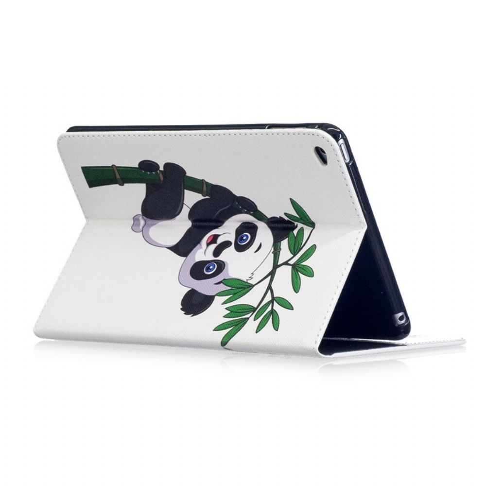 Flip Case voor iPad Mini 4 Panda Op Bamboe