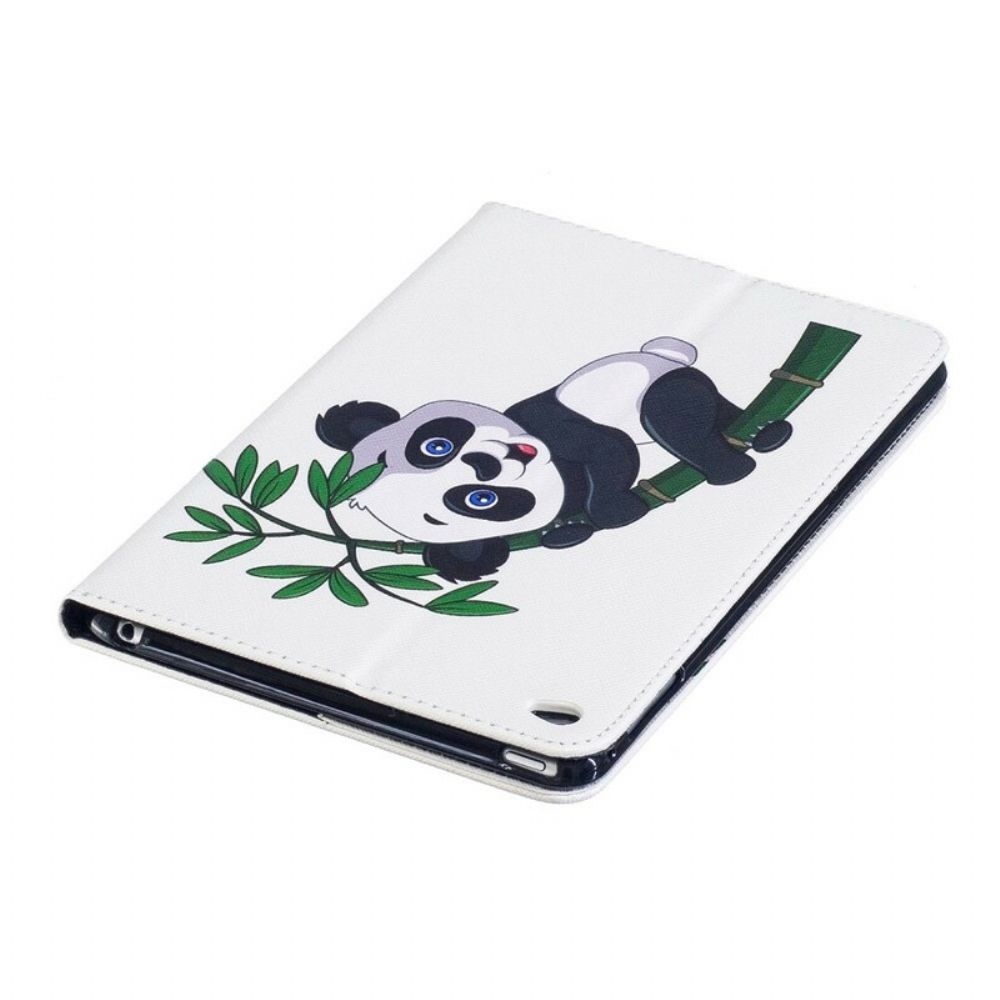 Flip Case voor iPad Mini 4 Panda Op Bamboe