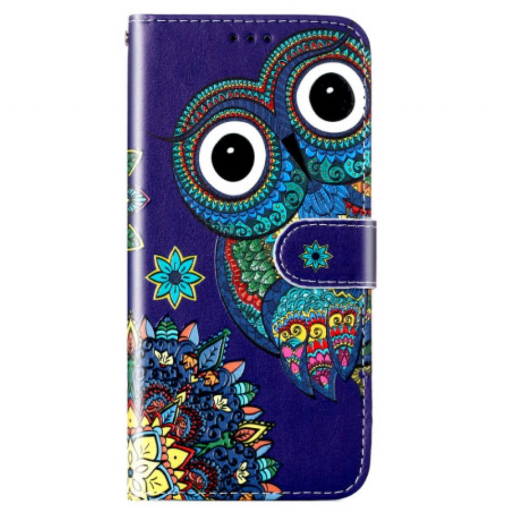 Bescherming Hoesje Poco C65 Blauwe Uil