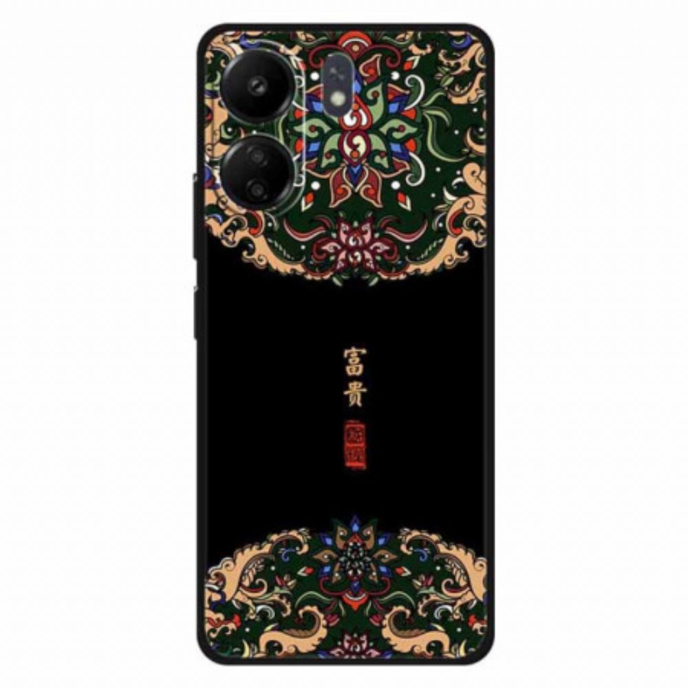 Case Hoesje Poco C65 Telefoonhoesje Aziatisch Patroon