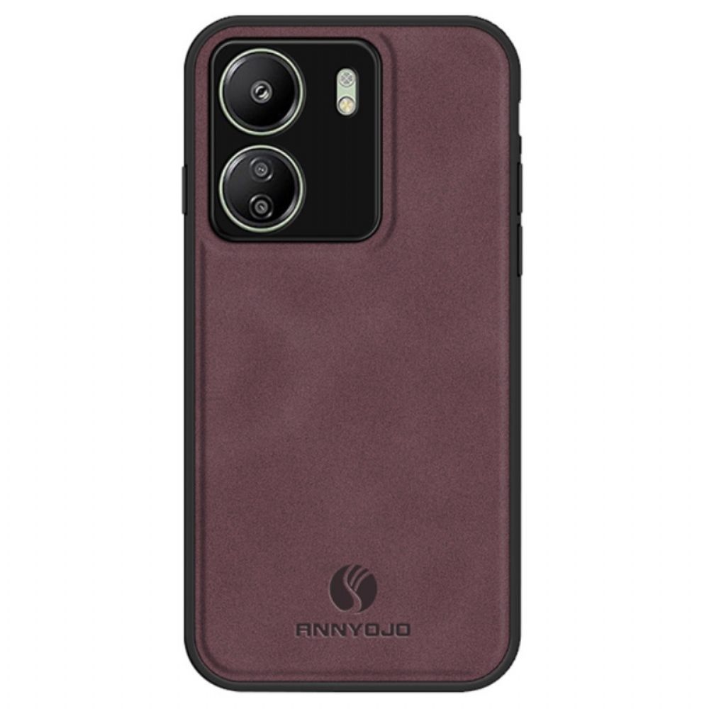 Case Hoesje Poco C65 Telefoonhoesje Leerstijl Annyojo