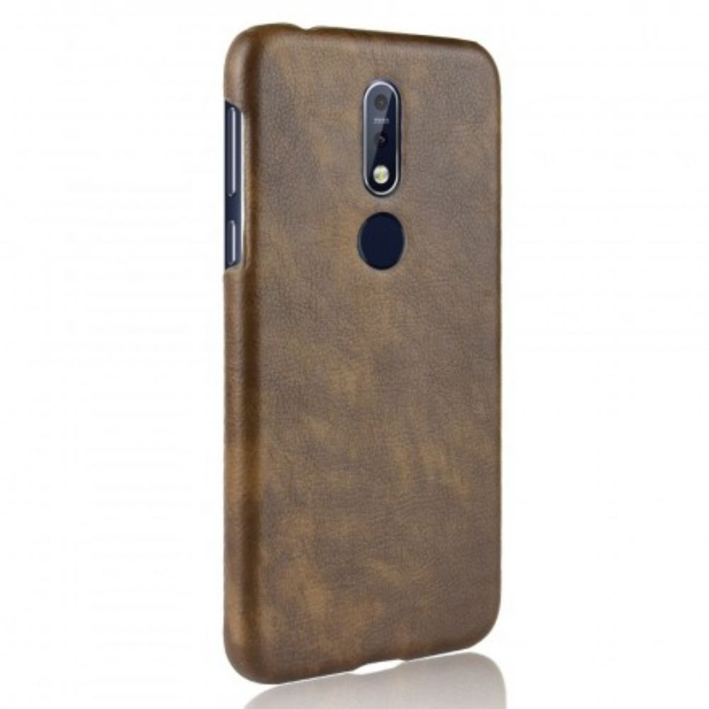 Hoesje voor Nokia 7.1 Lichi Leereffect